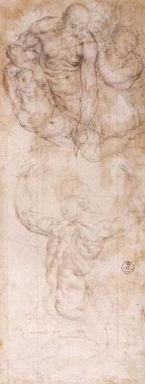 Pontormo, Jacopo Moses Receiving the Tables oil painting image